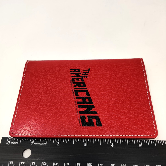 The Americans TV Show Passport Holder Travel Wallet Red Rare Collectible Merch - Picture 12 of 12
